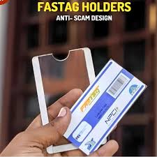 Universal Car FASTag Holder – Strong Grip & Easy Installation