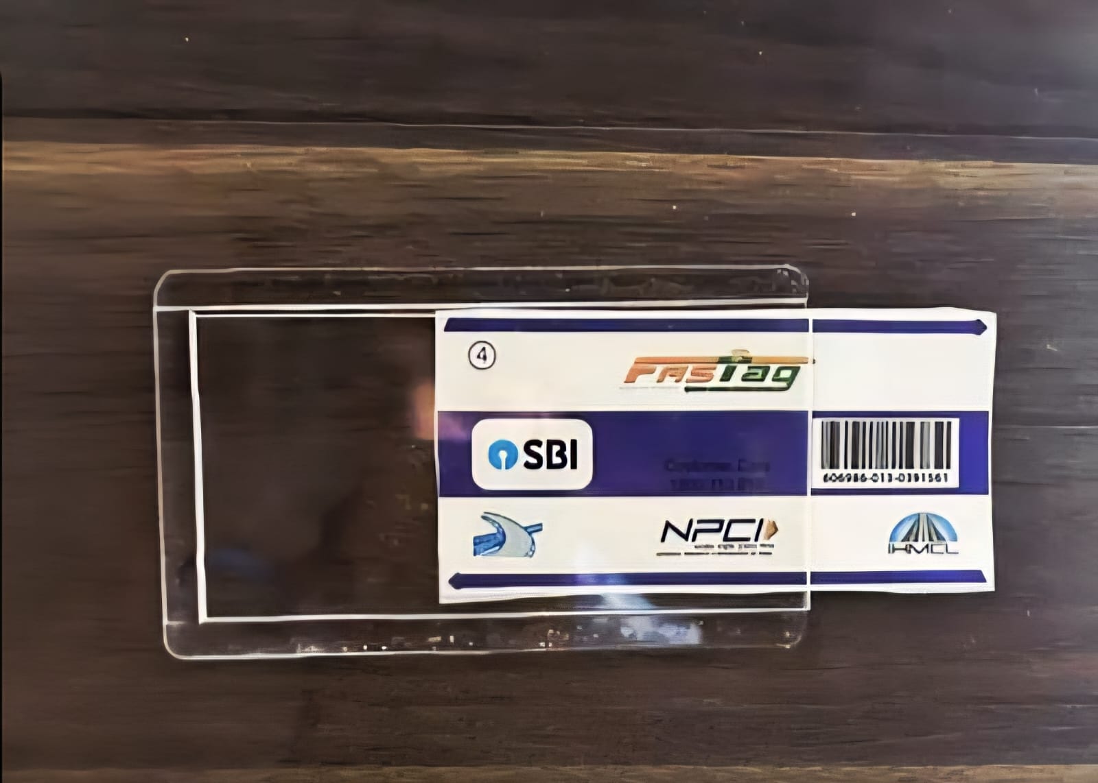 Universal Car FASTag Holder – Strong Grip & Easy Installation