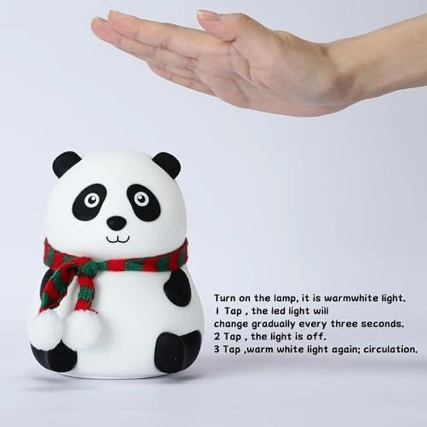 Cuddly Panda Color-Changing Night Light